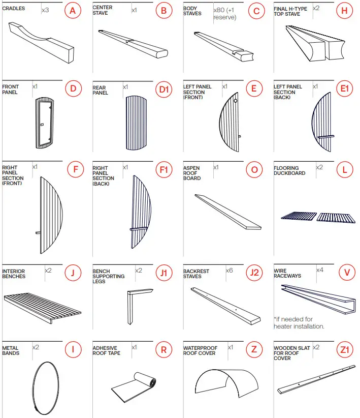 BARRELS No 63 Steam Sauna Bath - PARTS 1