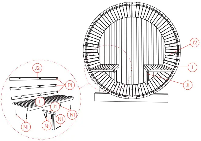 BARRELS No 63 Steam Sauna Bath - STEP 8