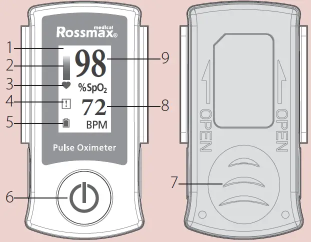 rossmax SB220 Fingertip Pulse Oximeter 09