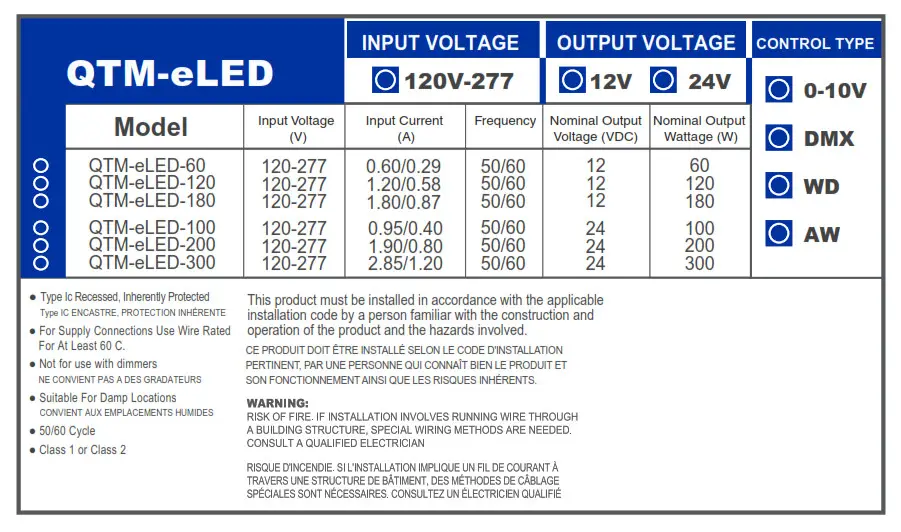 TRAN LED QTM eLED DMX LED Power Supply - fig10