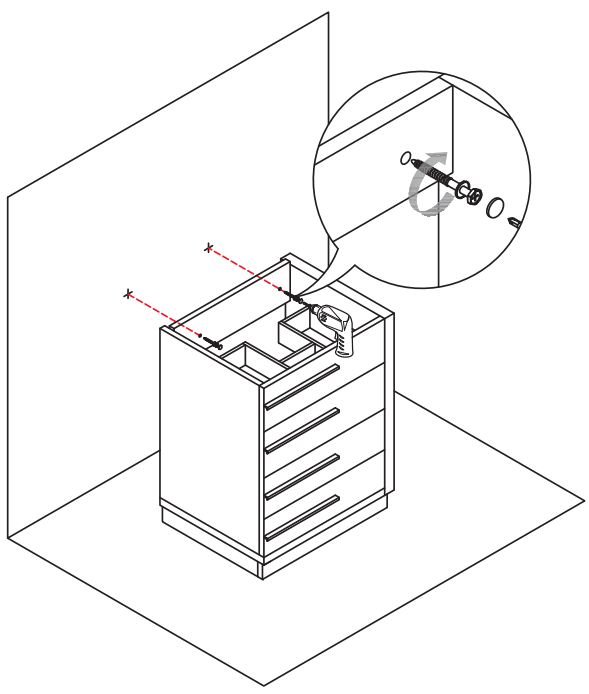 BLOSSOM V8005 24 V8005 30 Barcelona Series Vanities - fig 10
