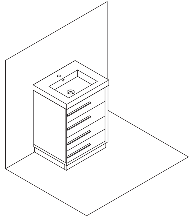 BLOSSOM V8005 24 V8005 30 Barcelona Series Vanities - fig 12