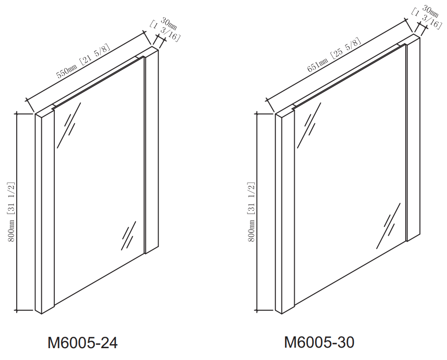 BLOSSOM V8005 24 V8005 30 Barcelona Series Vanities - fig 13