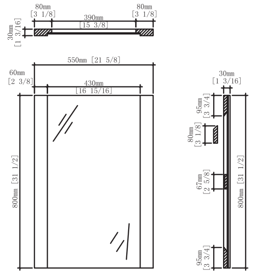 BLOSSOM V8005 24 V8005 30 Barcelona Series Vanities - fig 14