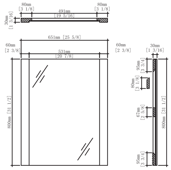 BLOSSOM V8005 24 V8005 30 Barcelona Series Vanities - fig 15