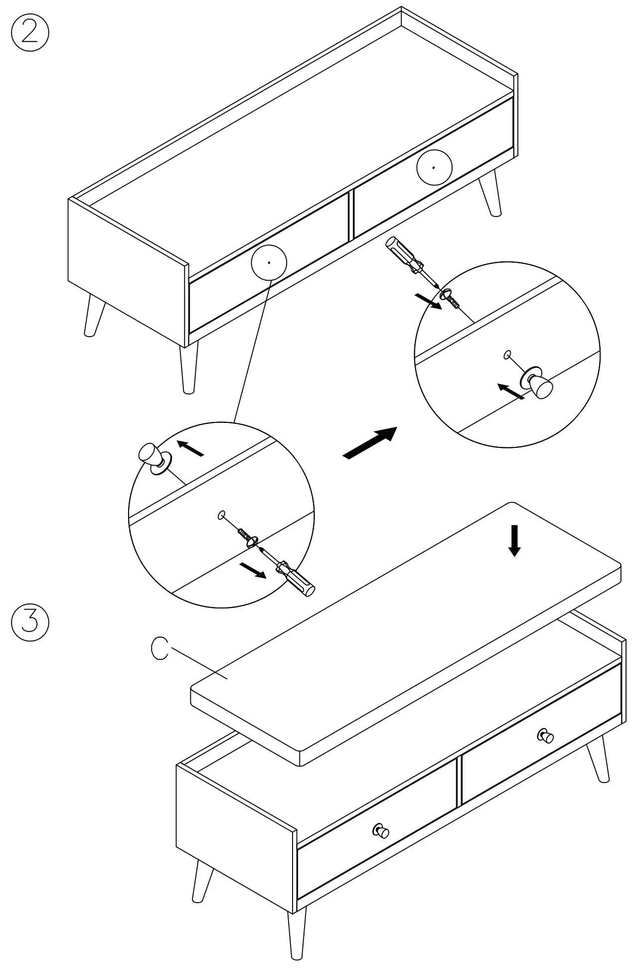 ASHLEY A3000248 Chetfield Storage Bench - Figure 2,3