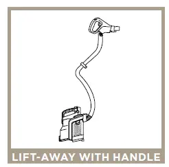 LIFT-AWAY WITH HANDLE