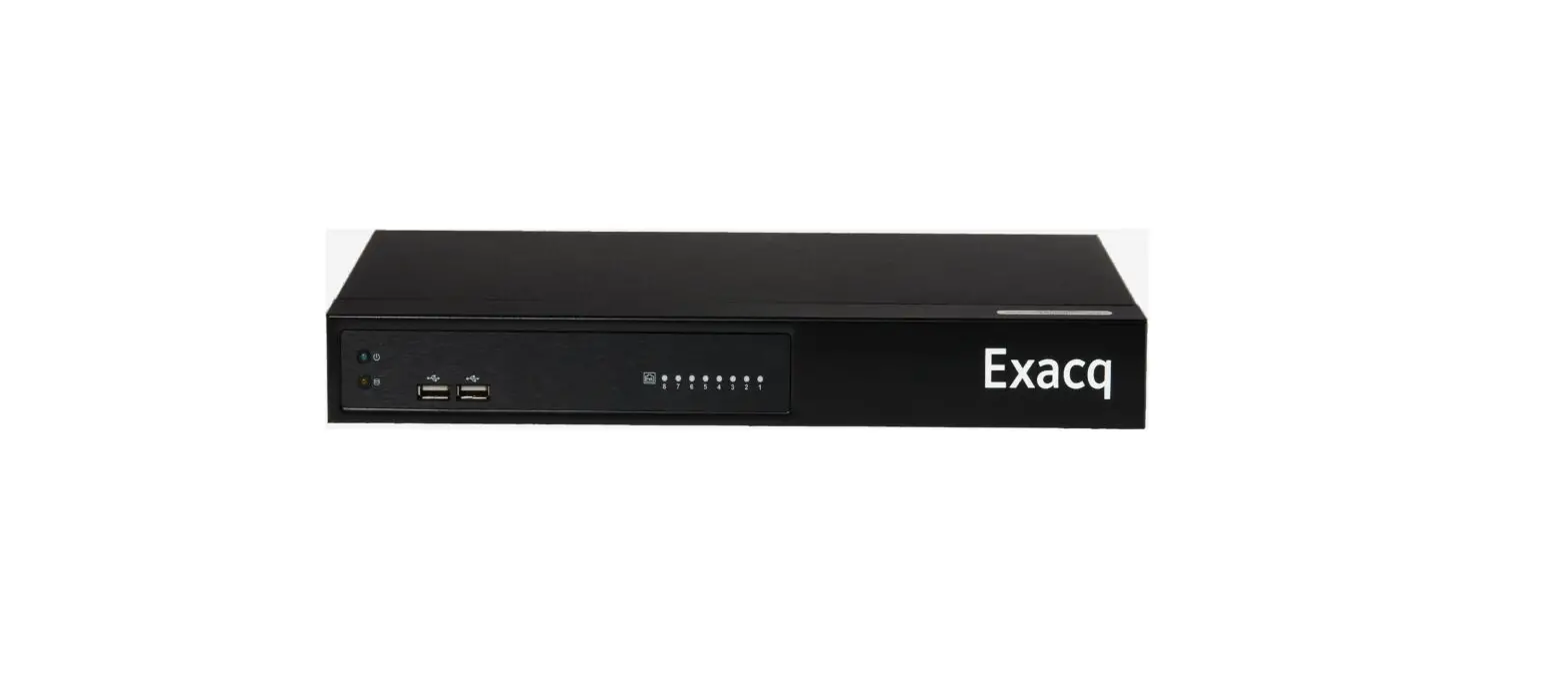 Exacq Tyco G-series Poe Network Video Recorder User Guide