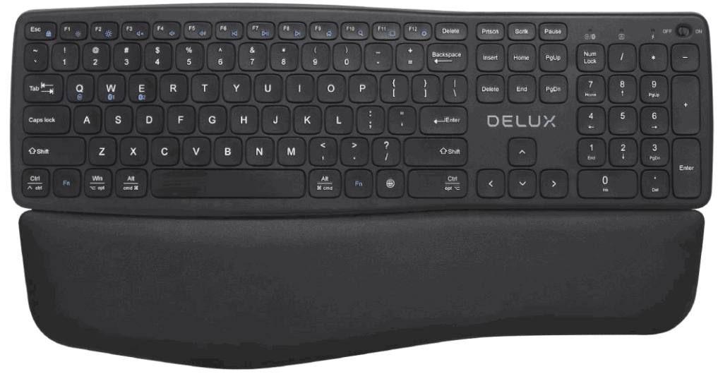 DELUX GM908CV Ergonomic Mouse and Keyboard