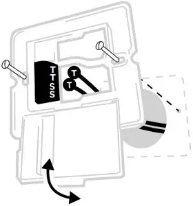 Install the T6 thermostat