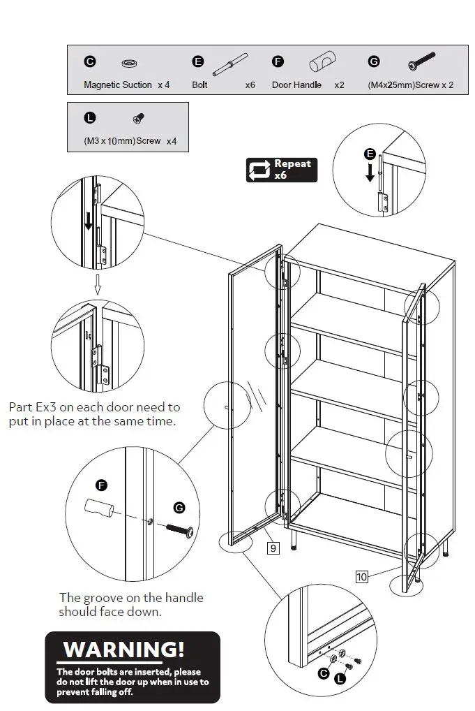 Habitat-Morillo-2-Door-Glass-Display-Cabinet-Blue-fig 15