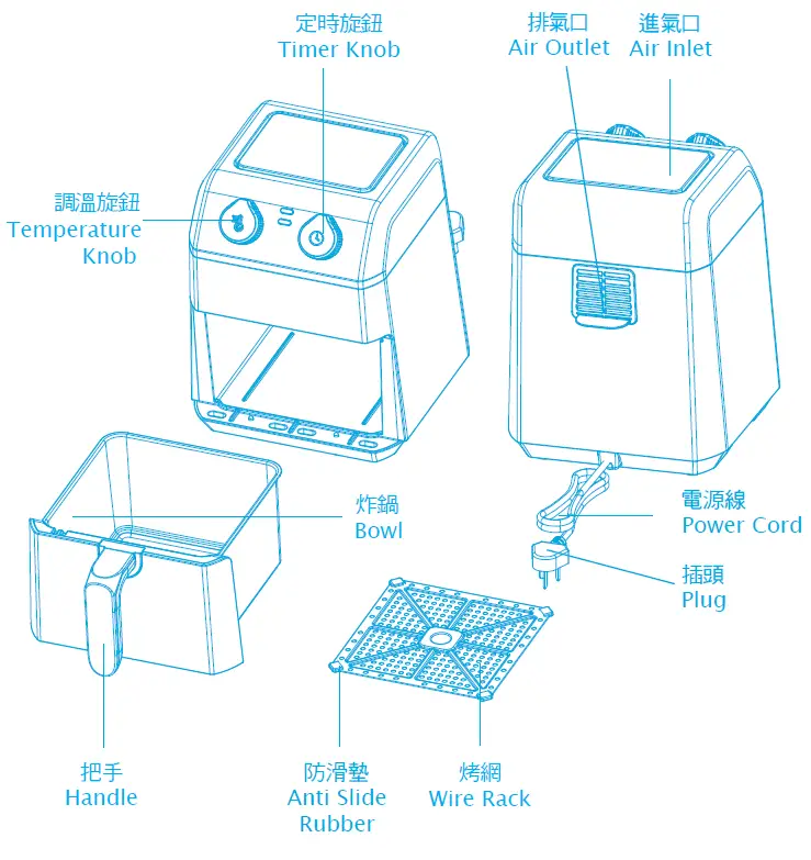 origo AF146 Air Fryer 1