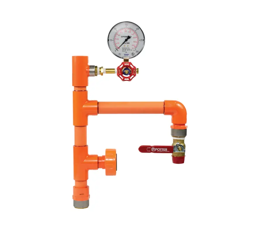 Potter Rd13 Residential Riser With Capped Flow Switch Port Owner's Manual