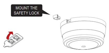 CAVIUS 2106 Optical Smoke Alarm Device - LOCK