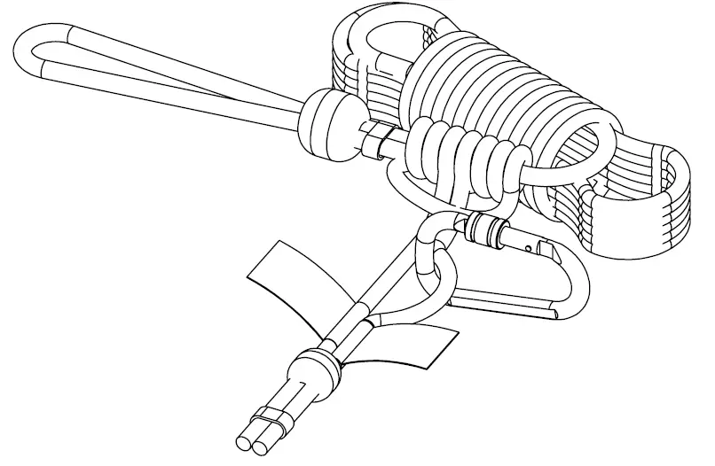 RIVERS EDGE RE789 Reflective Safety Rope