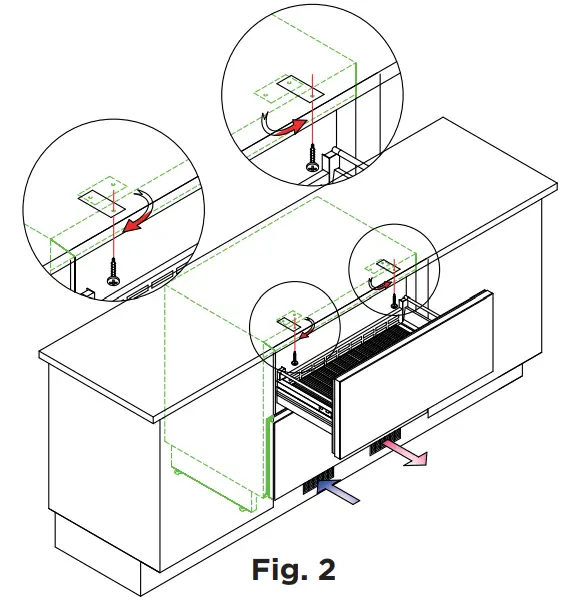 norcool 60000005 Drawer Fridge with Refrigerator - Figure 2