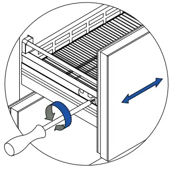 norcool 60000005 Drawer Fridge with Refrigerator - Side adjustment