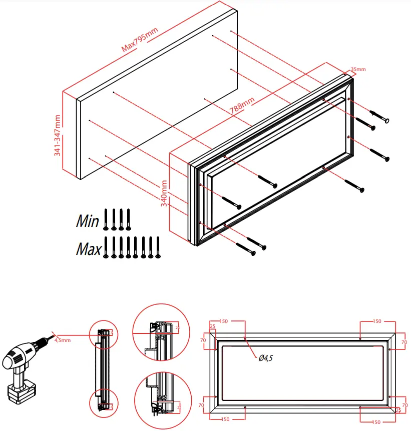 norcool 60000005 Drawer Fridge with Refrigerator - stainless steel front
