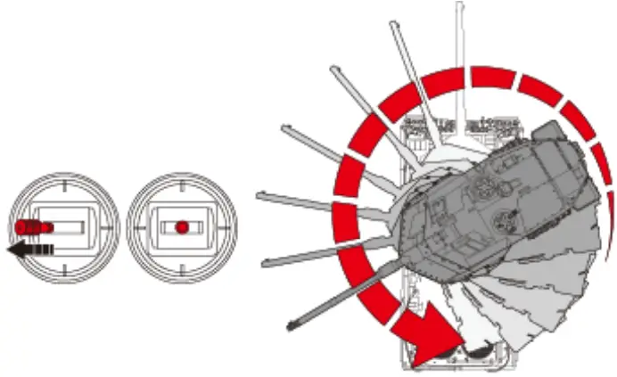 AMEWi TK 7 0 Professional Line IR BB - Turret left turn