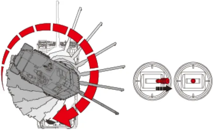 AMEWi TK 7 0 Professional Line IR BB - Turret right turn