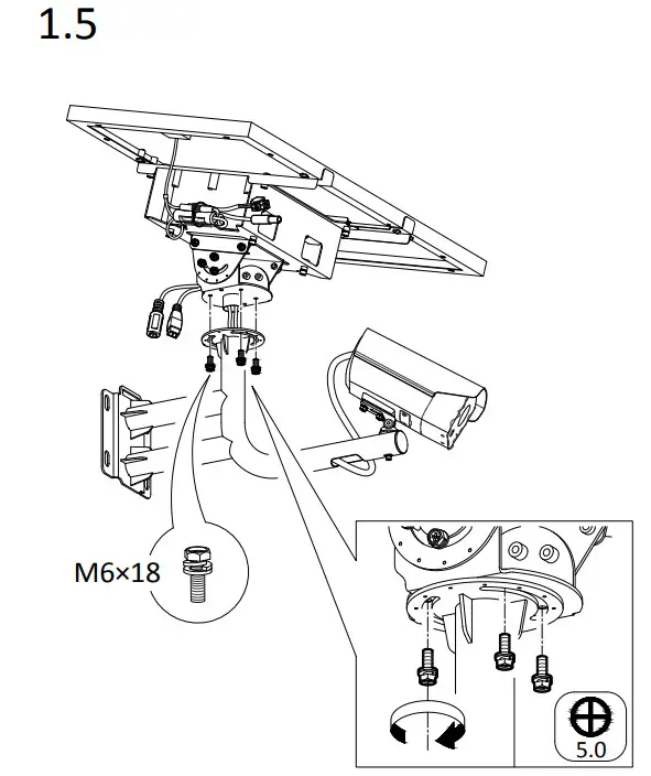 HIKVISION Solar Network Camera- Installation 1- 5