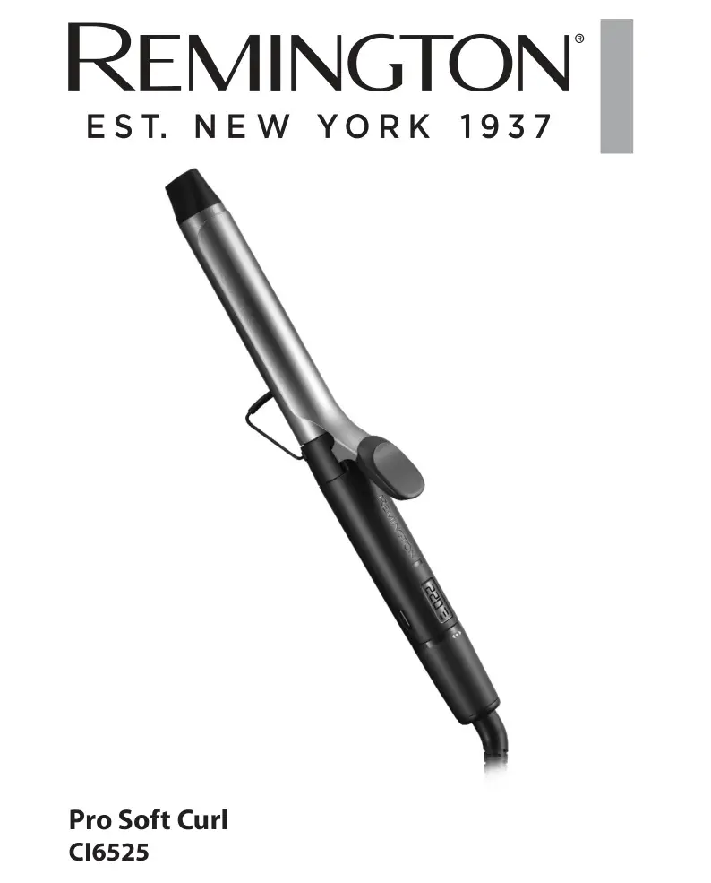 REMINGTON Pro Soft Curl CI6525 User Manual