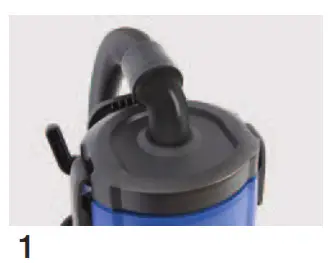 Powr-Flite BP4S-1 Series Corded Backpack Vacuum Cleaner - Preparing To Vacuum 1