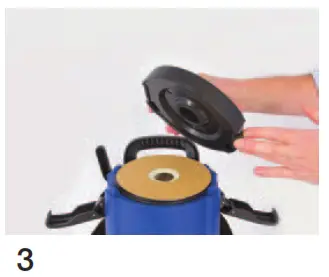 Powr-Flite BP4S-1 Series Corded Backpack Vacuum Cleaner - Preparing To Vacuum 3