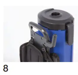 Powr-Flite BP4S-1 Series Corded Backpack Vacuum Cleaner - Preparing To Vacuum 8