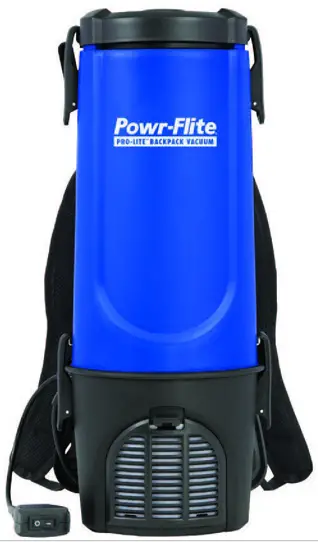 Powr-Flite BP4S-1 Series Corded Backpack Vacuum Cleaner - SPECIFICATIONS