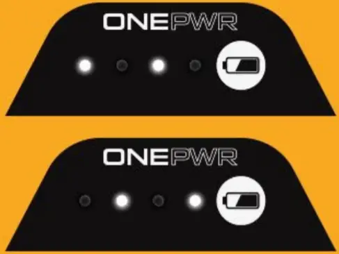 ONEPWR BH25040 Battery LED Light-indicator