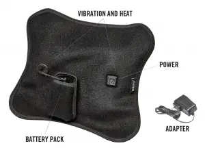 Homedics SP-195HJ Cordless Body Wrap with Vibration and Heat Instruction Manual and Warranty Information