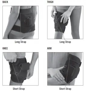 Homedics SP-195HJ Cordless Body Wrap with Vibration and Heat Instruction Manual and Warranty Information