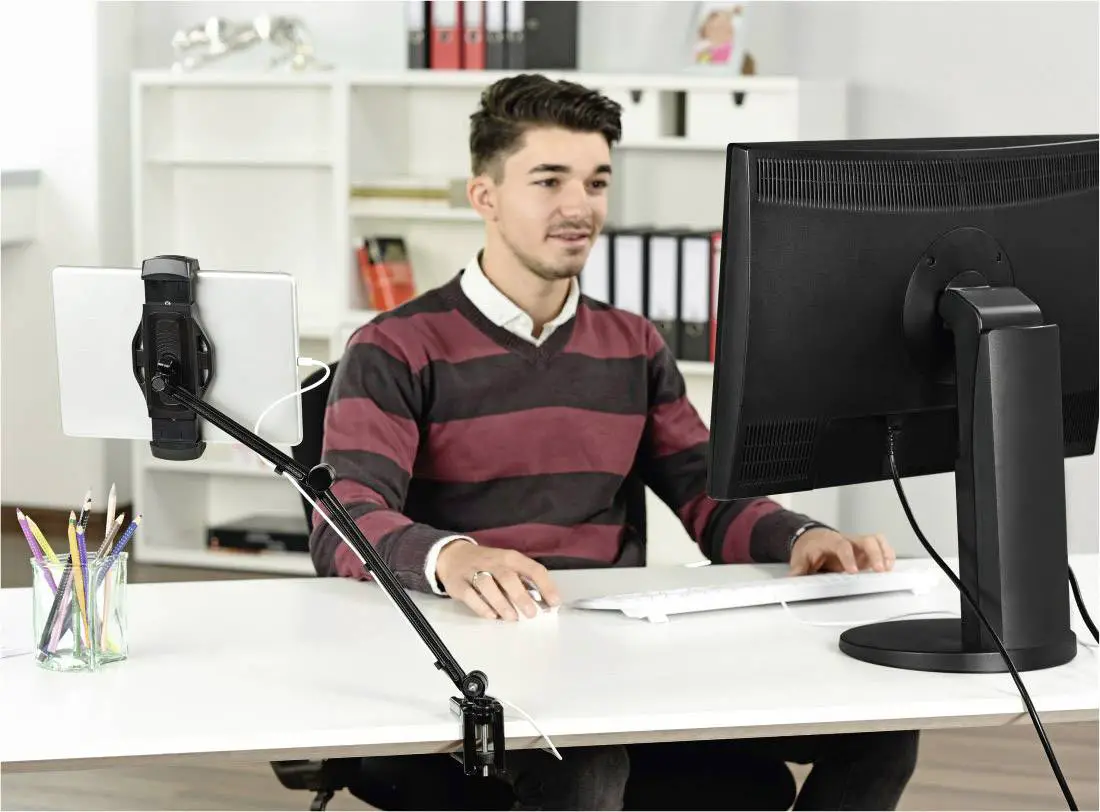 Hama 00210577 Universal Tablet- Holder Instruction Manual