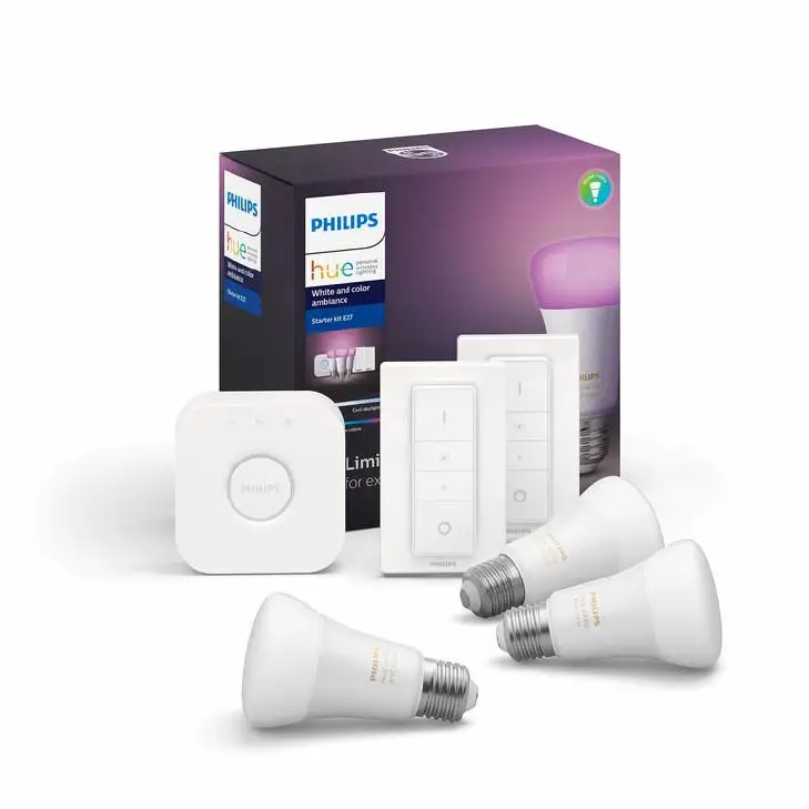 PHILIPS Hue White and colour ambience Starter kit-main