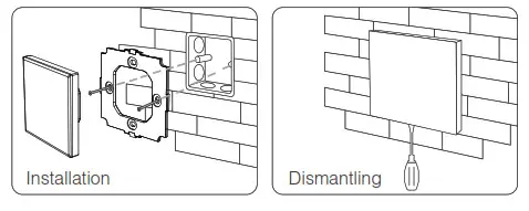 MIBOXER DP1 DALI Dimming Panel- Installation