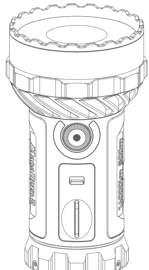 OLIGHT O-MARAUDER2-US Marauder 2 Rechargeable Flashlight