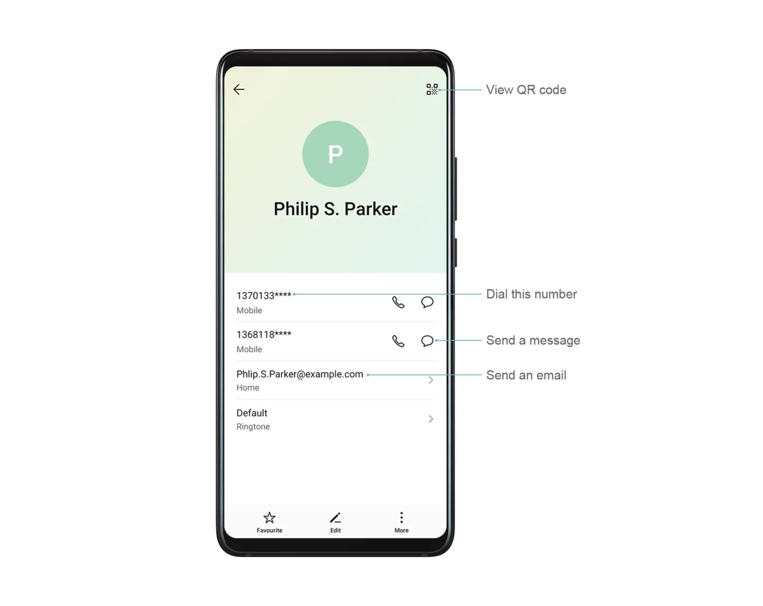 Adding A Contact To Your Favorites - Huawei Mate 10