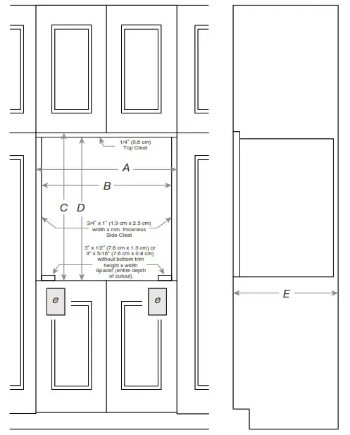 JENNAIR JJW6024HL 60cm Small Built-Installed in Cabinet