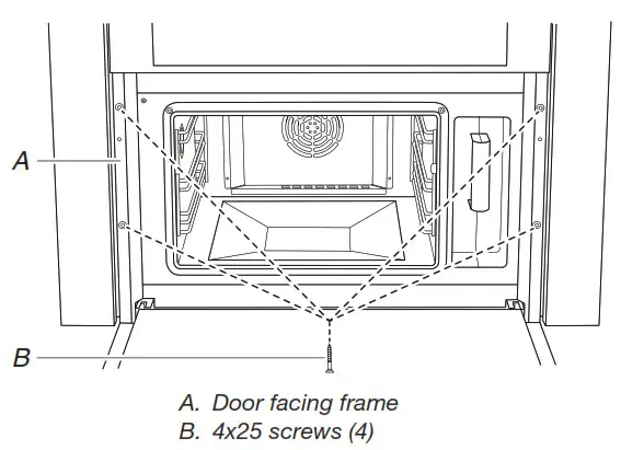 JENNAIR JJW6024HL 60cm Small Built- Open the oven door