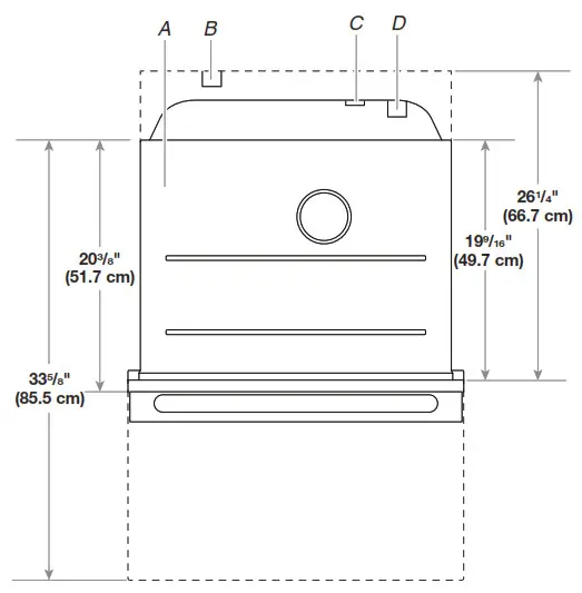 JENNAIR JJW6024HL 60cm Small Built- Top View