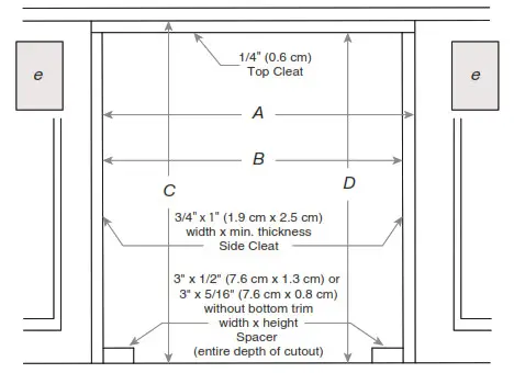 JENNAIR JJW6024HL 60cm Small Built- installed above