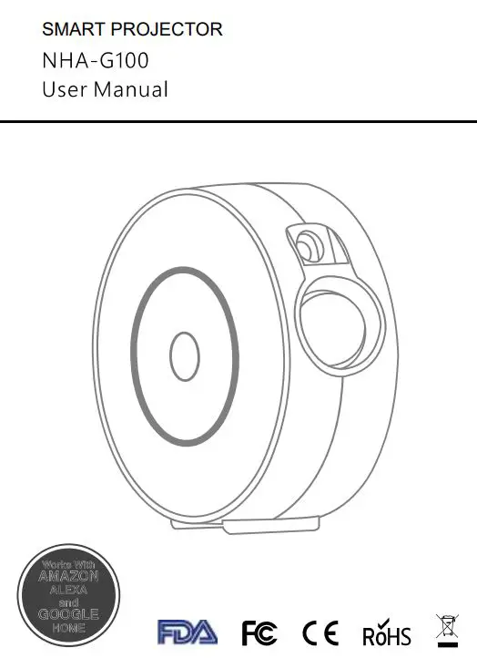 Nexxt Solutions NHA-G100 Smart Projector User Manual
