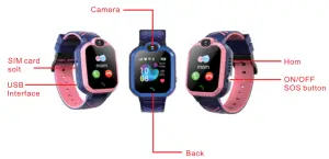 DAS 4 SB72 Kids Smartwatch