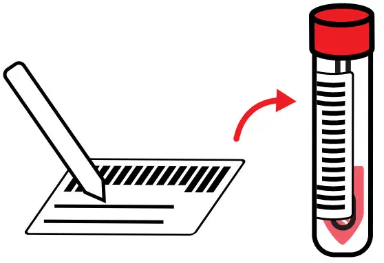TRUENORTH PMLS SARS CoV 2 Assay Self Collection Kit-tube label