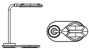 Gelius HT 12 10W LED Lamp Wireless Charger