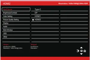 VIOTEK RFI25CBA 25 Inch Extreme Gaming Monitor -H right
