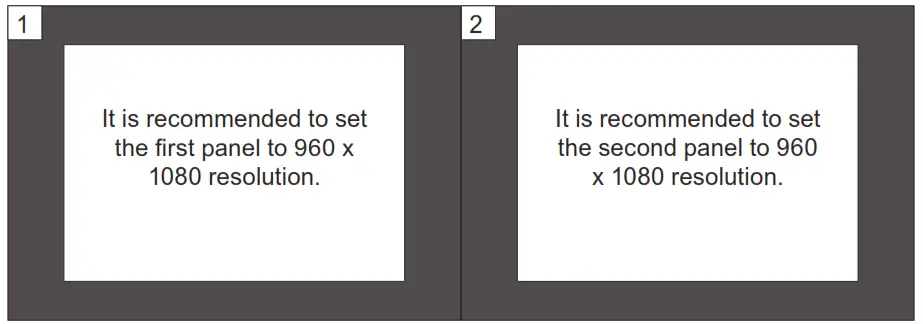 VIOTEK RFI25CBA 25 Inch Extreme Gaming Monitor -Phone PBP