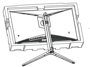 VIOTEK RFI25CBA 25 Inch Extreme Gaming Monitor -imounting plate