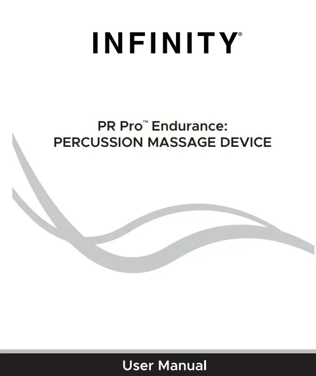 INFINITY B09FRQKVQT PR Pro Endurance Percussion Massage Device User Manual